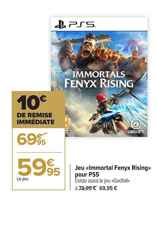 jeu «immortal fenyx rising» pour ps5