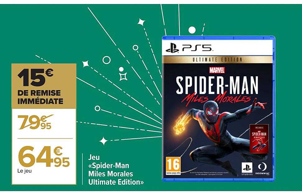 jeu «spider-man miles morales ultimate edition»