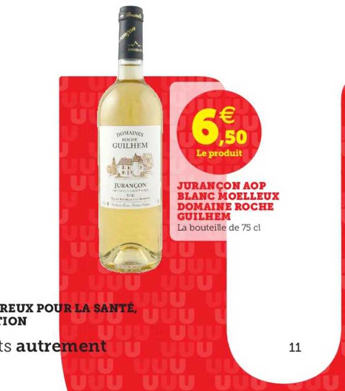jurançon aop blanc moelleux domaine roche guilhem