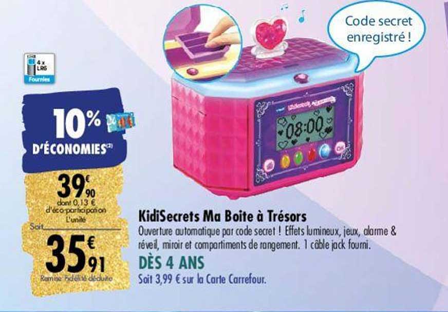 kidisecrets ma boîte à trésors