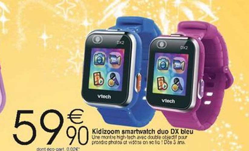 kidizoom smartwatch duo dx bleu vtech