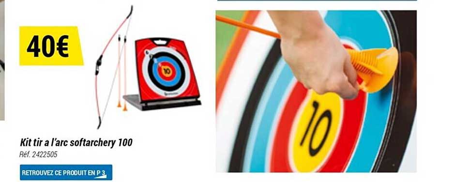 kit tir à l'arc softarchery 100