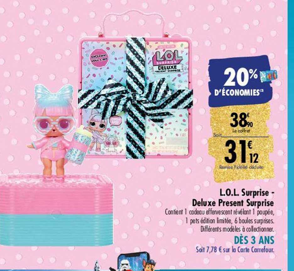 l.o.l. surprise - deluxe present surprise