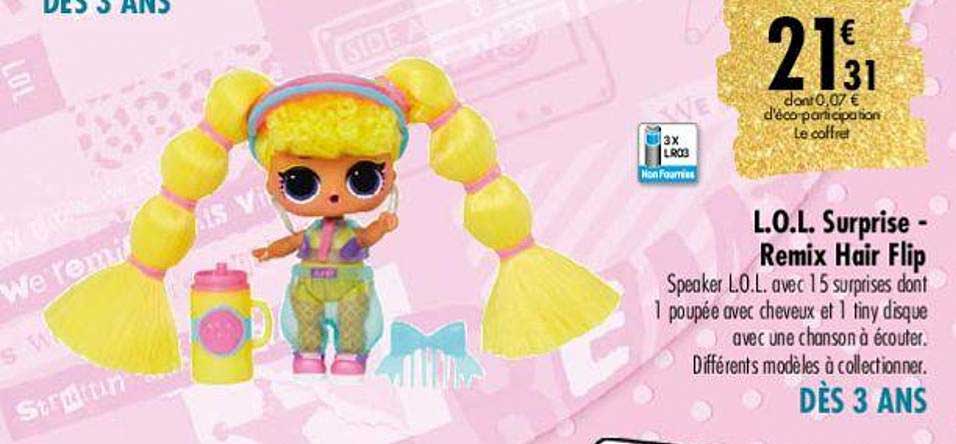 l.o.l. surprise - remix hair flip