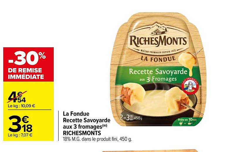 la fondue recette savoyarde aux 3 fromages richesmonts