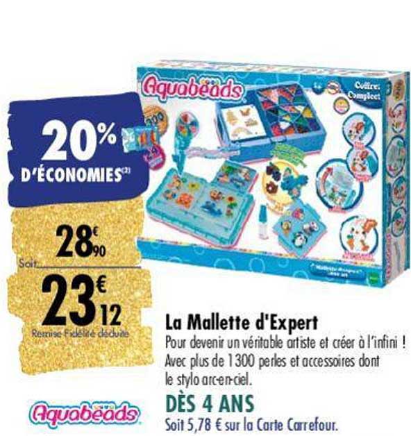 la mallette d'expert aquabeads