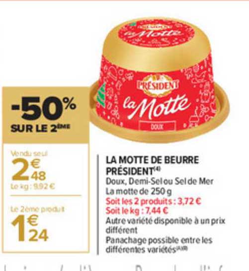 La Motte De Beurre Président