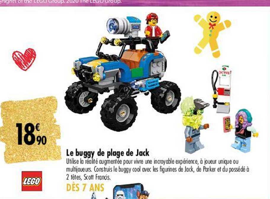 le buggy de plage de jack lego