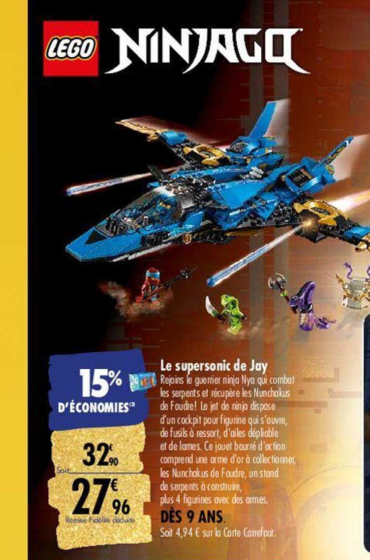 le supersonic de jay lego ninjago