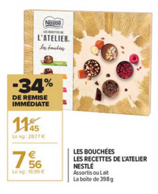 Les Bouchées Les Recettes De L'atelier Nestlé
