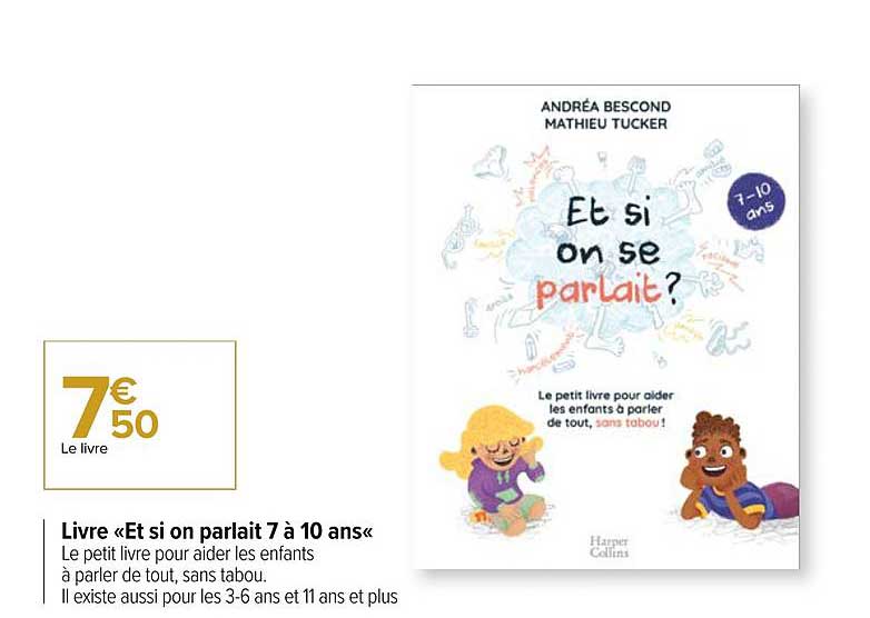 livre «et si on parlait ? 7 à 10 ans »