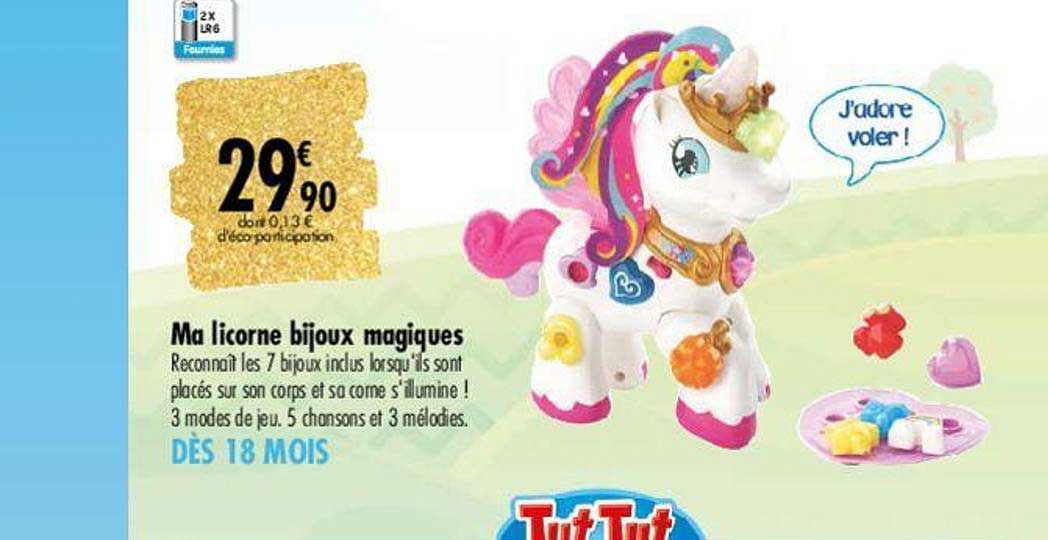 ma licorne bijoux magiques tut tut