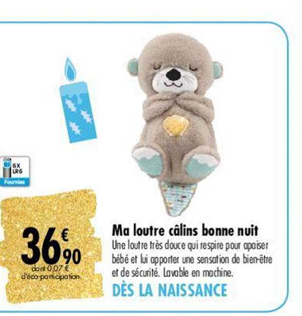 ma loutre câlins bonne nuit