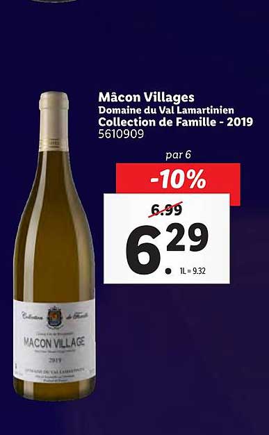 mâcon villages domaine du val lamartinien collection de famille - 2019