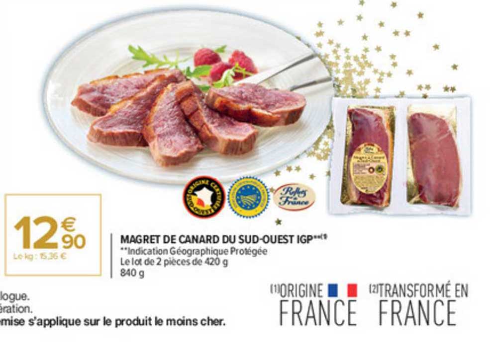 magret de canard du sud-ouest igp