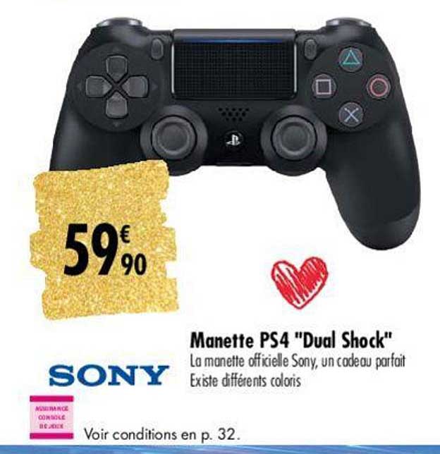 manette ps4 "dual shock" sony