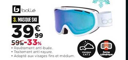 masque ski bollé