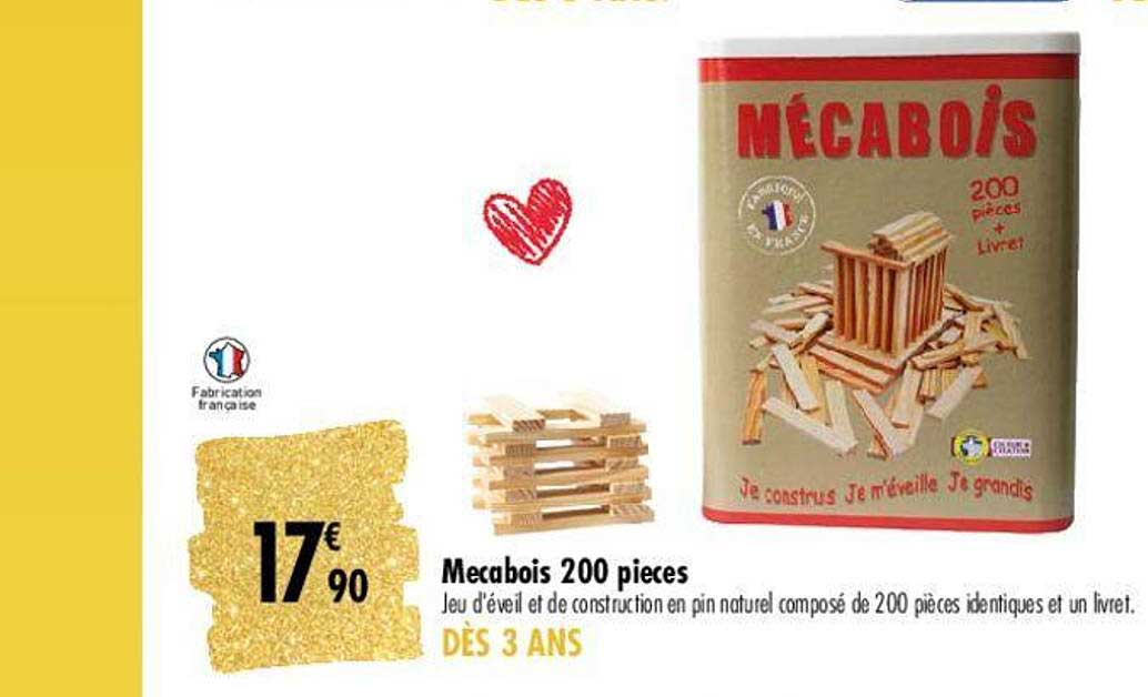 Mecabois 200 Pièces