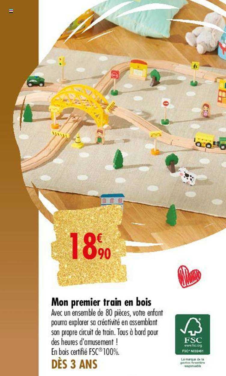 mon premier train en bois