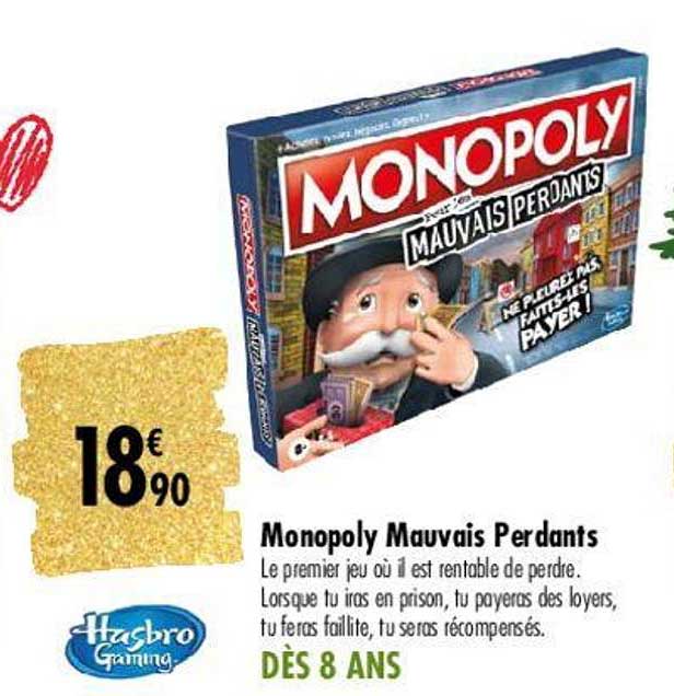 monopoly mauvais perdants