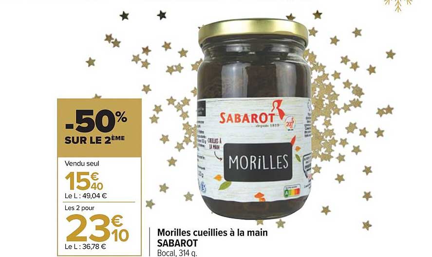 Morilles Cueillies à La Main Sabarot