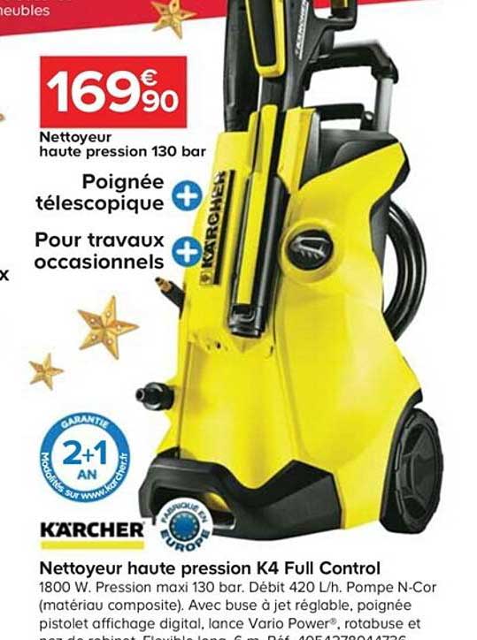 nettoyeur haute pression k4 full control karcher