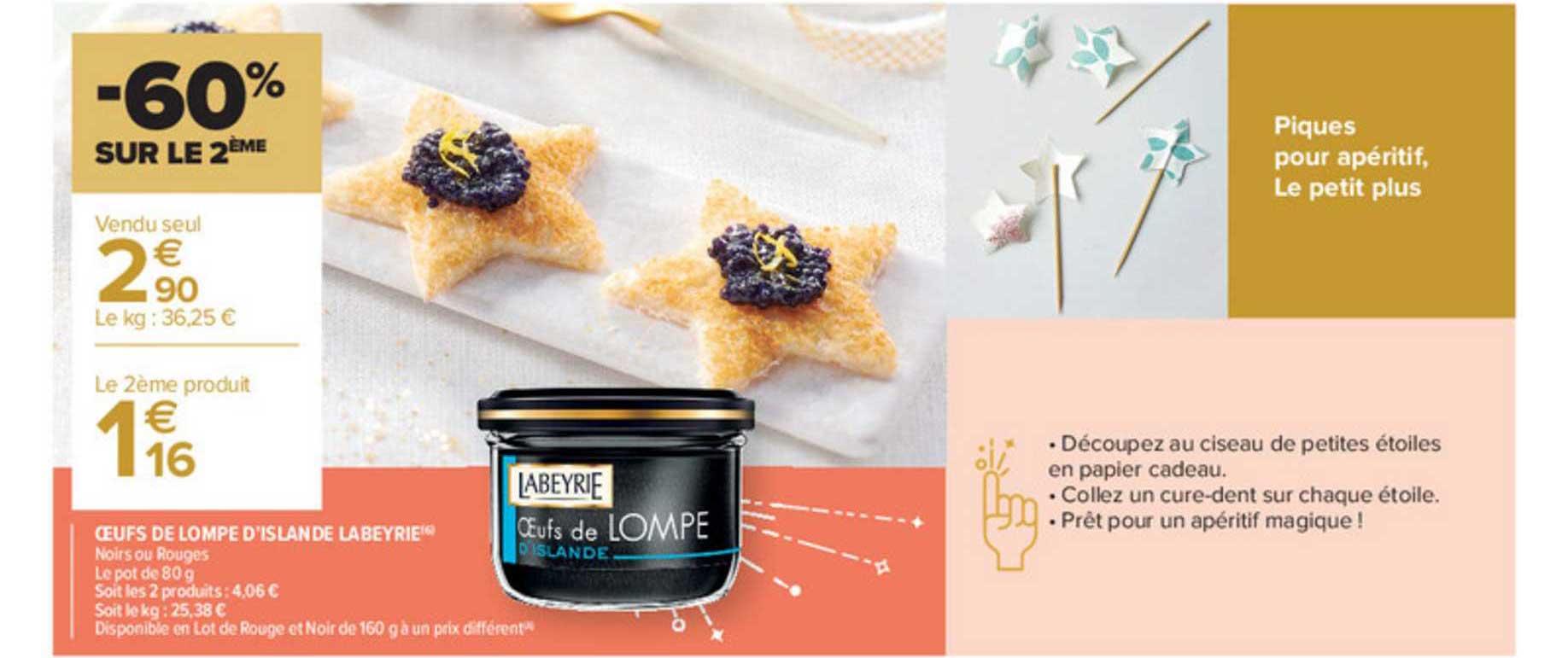 œufs de lompe d'island labeyrie