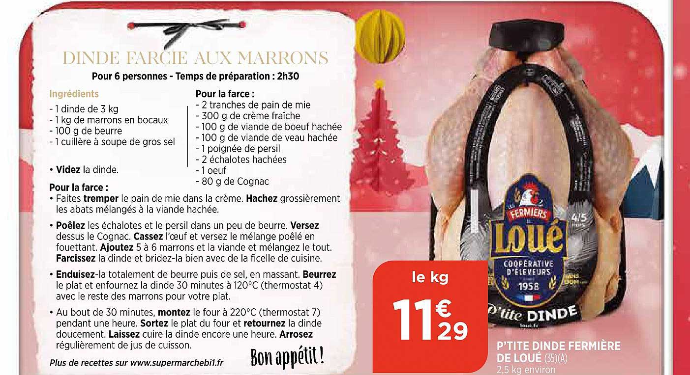 p'tite dinde fermière de loué