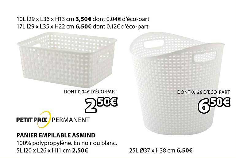 Panier Empilable Asmind