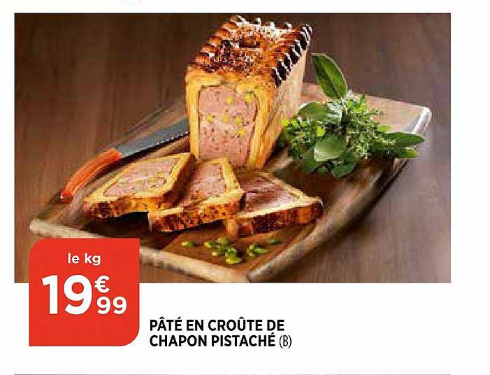 pâté en croûte de chapon pistaché