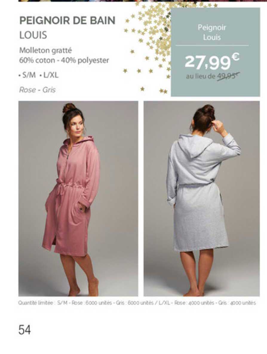 peignoir de bain louis