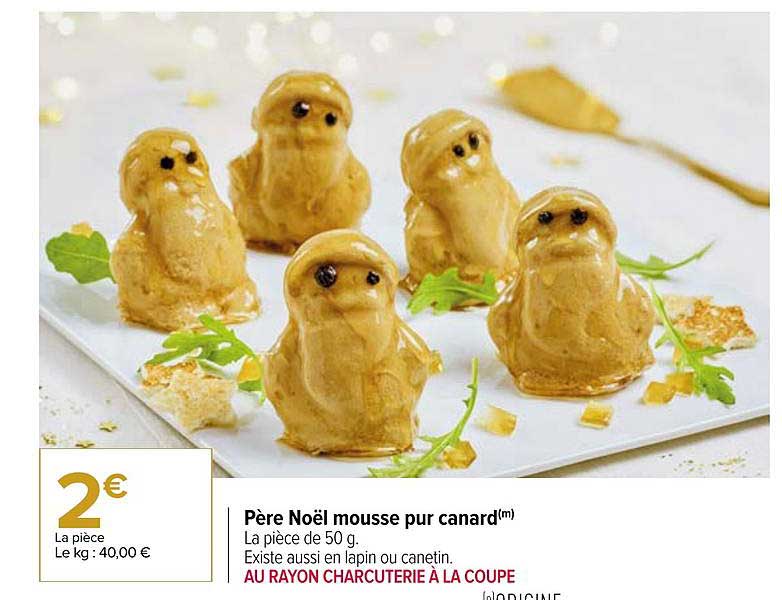 Père Noël Mousse Pur Canard