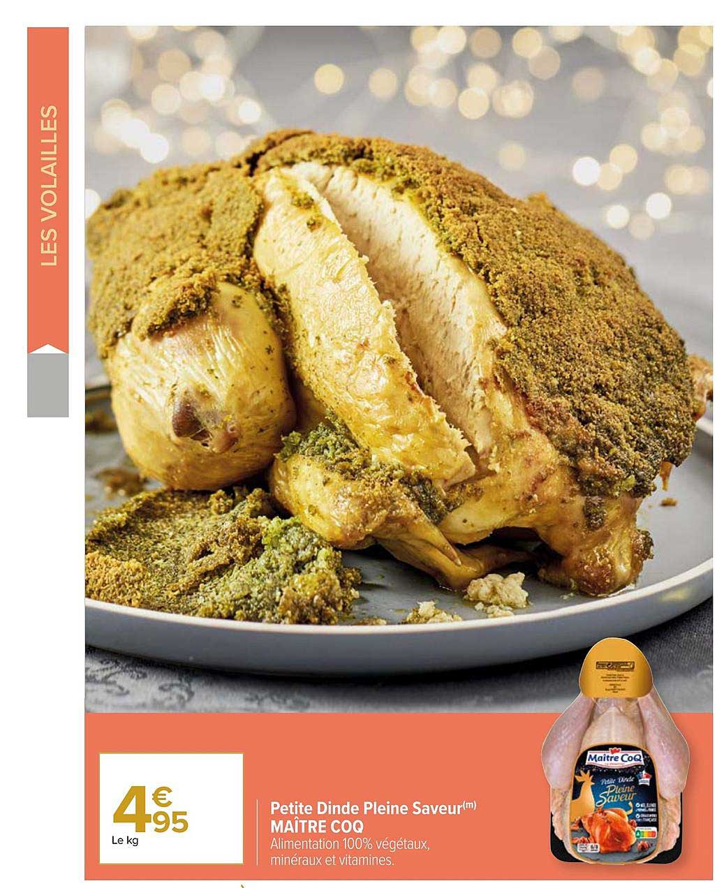 petite dinde pleine saveur maître coq