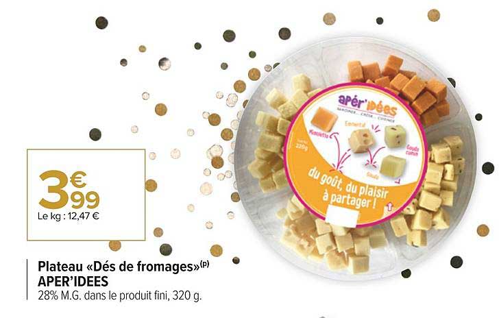 Plateau «dés De Fromages» Aper'idées