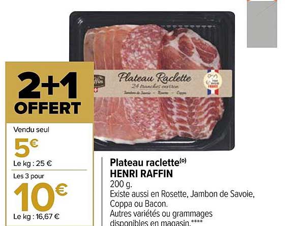 plateau raclette henri raffin