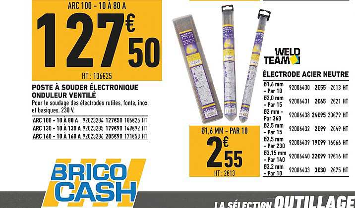 poste à souder électronique onduleur ventilé