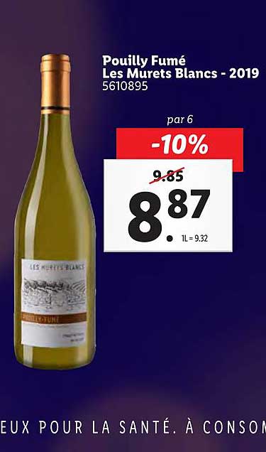 pouilly fumé les murets blancs - 2019