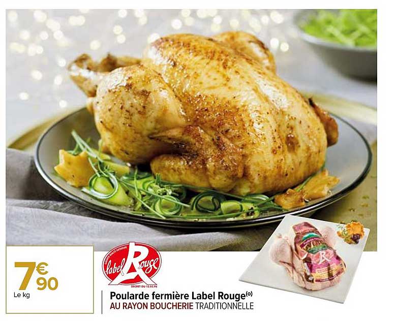 poularde fermière label rouge