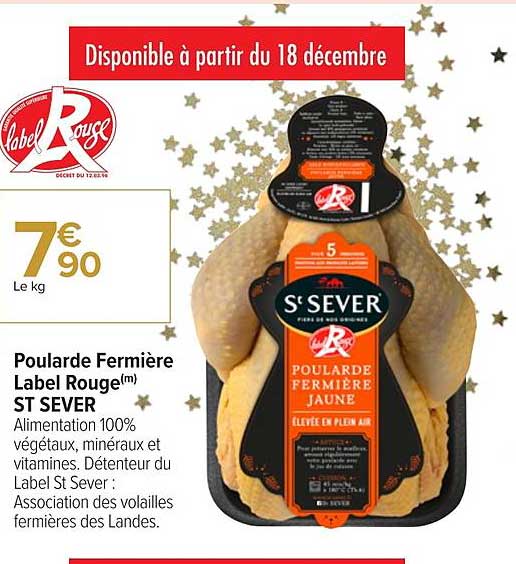 poularde fermière label rouge st sever