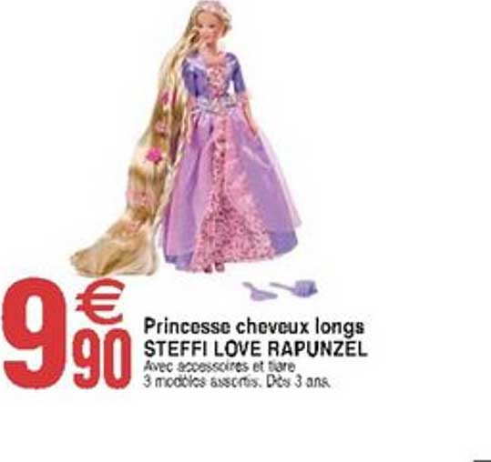 princesse cheveux longs steffi love rapunzel