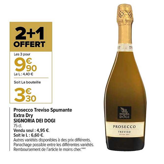 prosecco treviso spumante extra dry signoria dei dogi