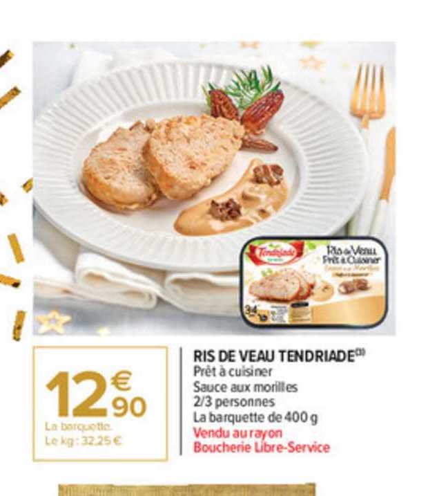 ris de veau tendriade