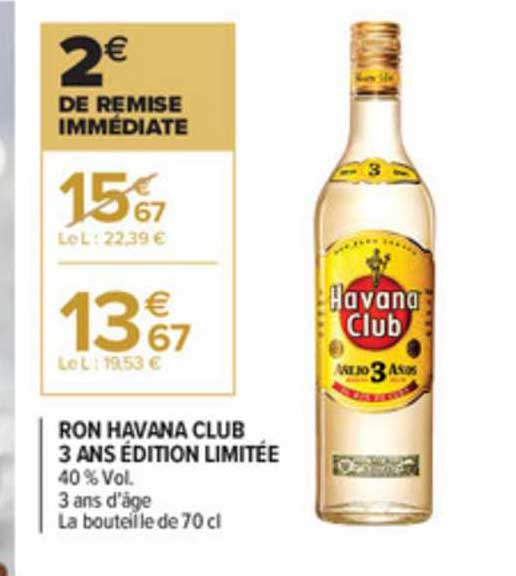 ron havana club 3 ans édition limitée