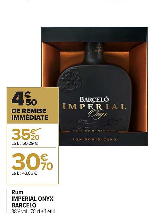 rum imperial onyx barcelo