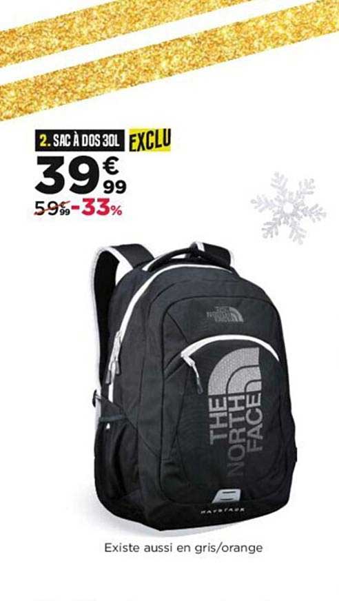 sac à dos 30l the north face