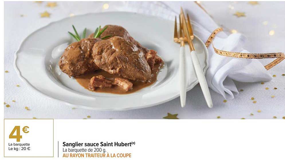 sanglier sauce saint hubert