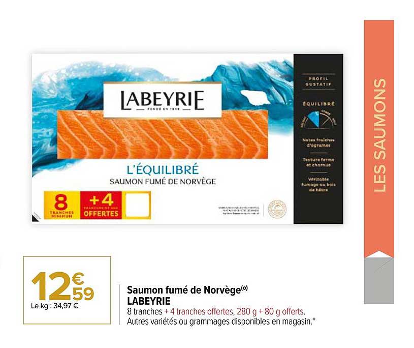 Saumon Fumé De Norvège Labeyrie