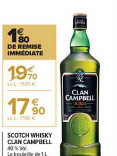 scotch whisky clan campbell