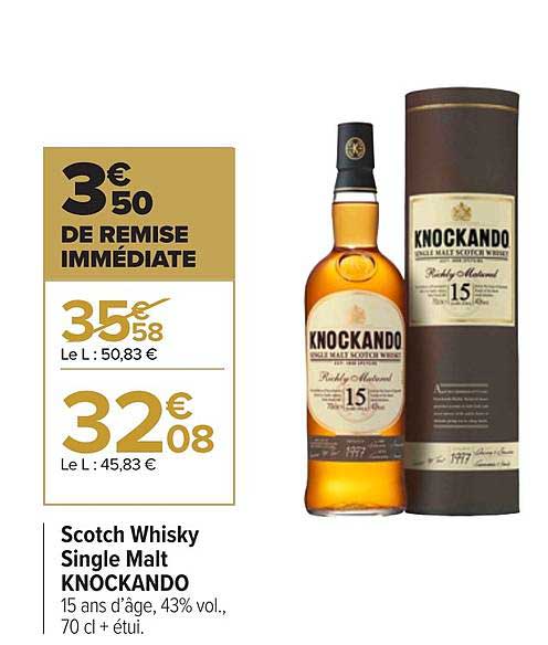 scotch whisky single malt knockando
