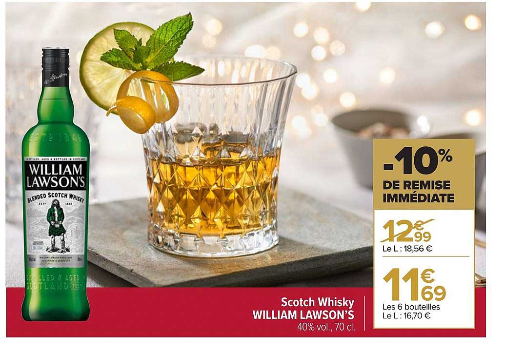 scotch whisky william lawson's